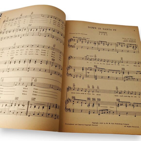 1935 Gene Autry & Jimmy Long Cowboy Songs Mountain Ballads Sheet Music Songbook - Picture 10 of 16